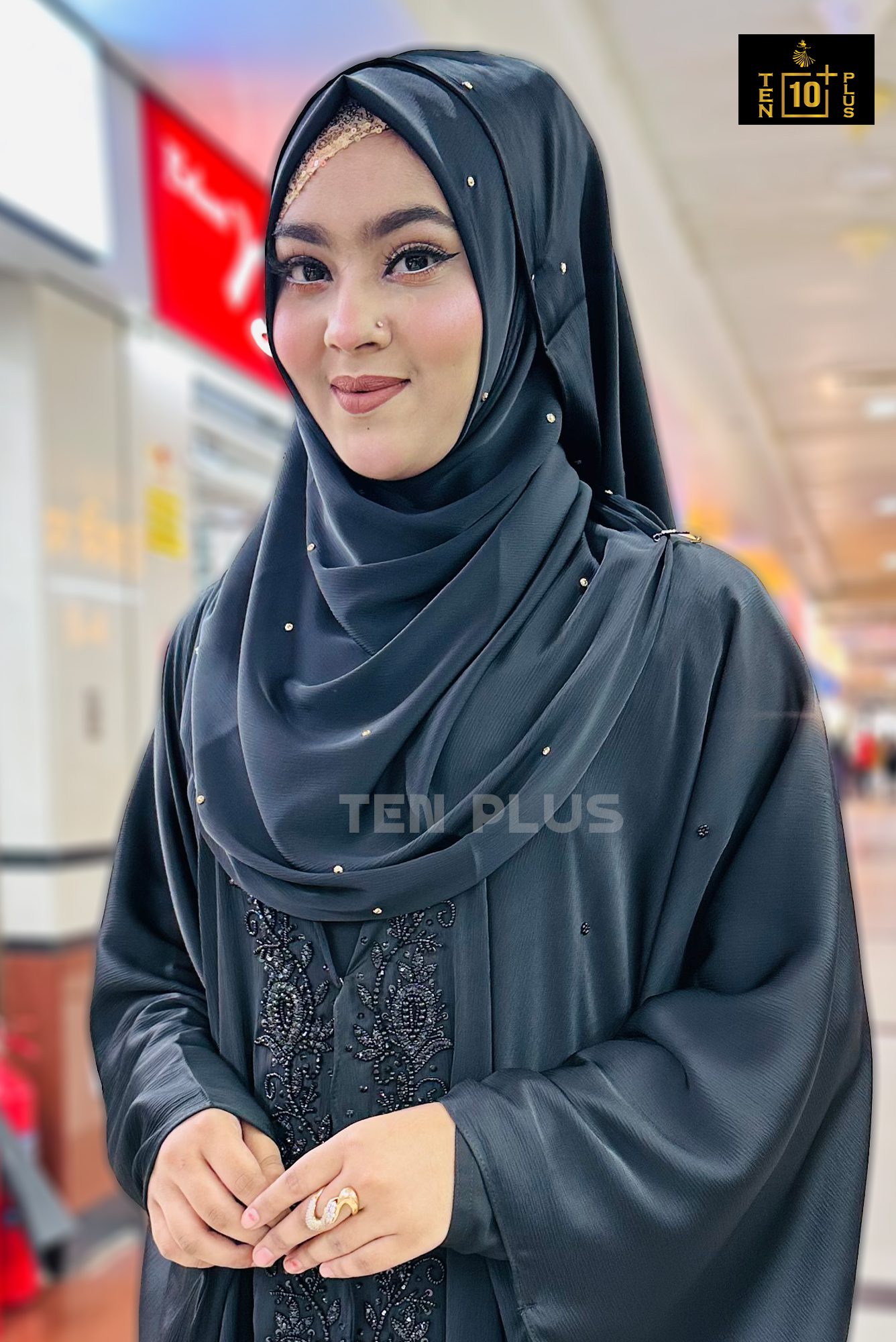 Karchupi Cape With Hijab (কারচুপি ক্যাপ সাথে হিজাব) - Image 5