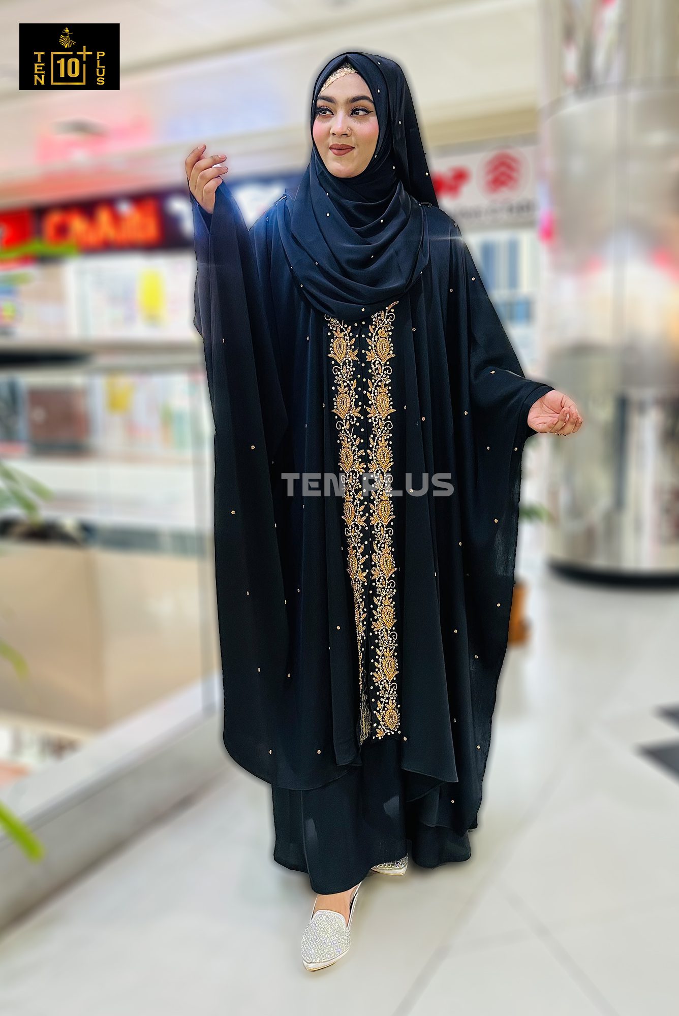 Karchupi Cape With Hijab (কারচুপি ক্যাপ সাথে হিজাব) - Image 13