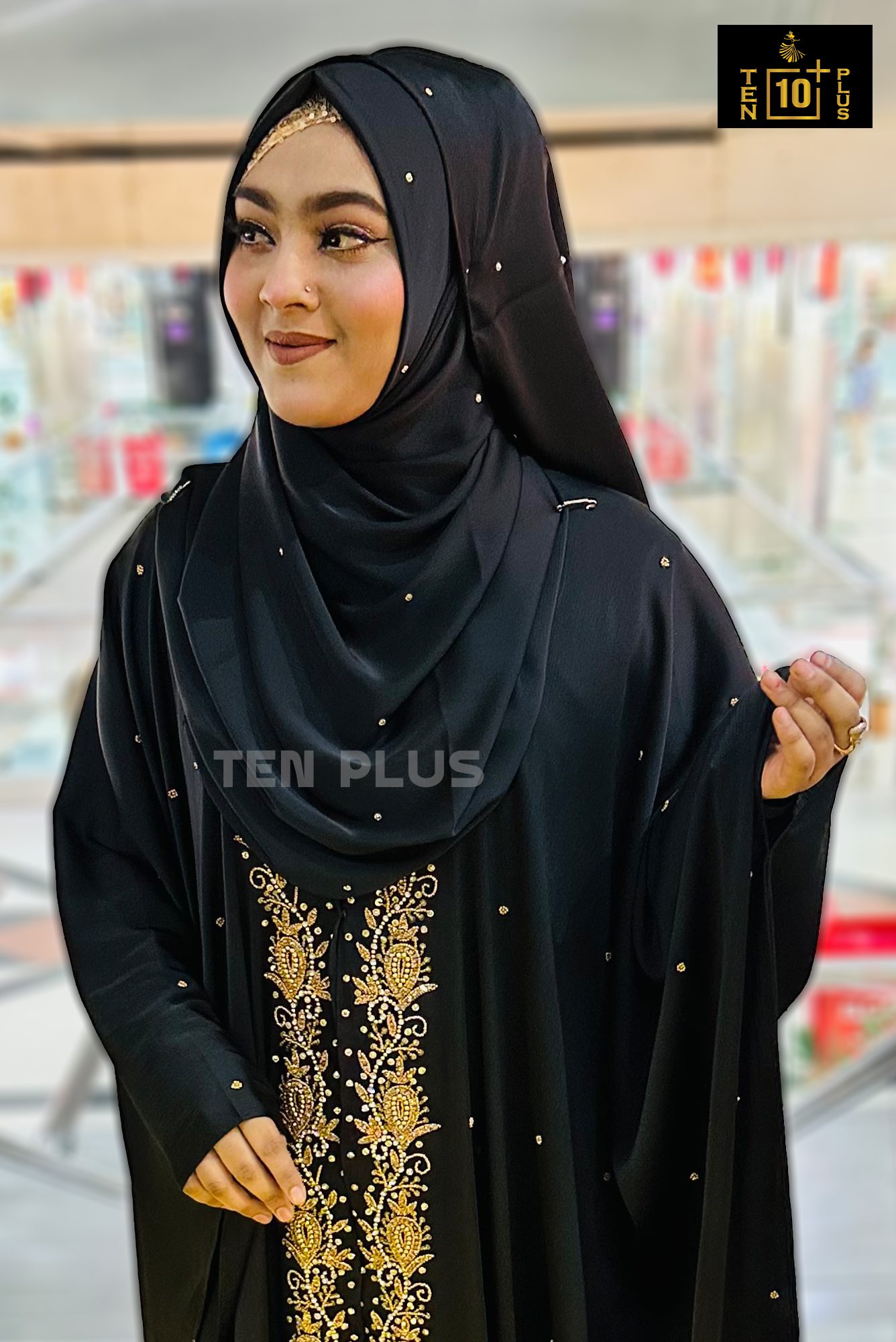 Karchupi Cape With Hijab (কারচুপি ক্যাপ সাথে হিজাব) - Image 12