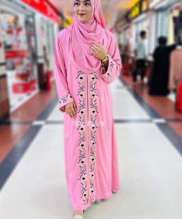 Embroidery Kimonu With Hijab (এমব্রয়ডারি কিমোনু সাথে হিজাব)