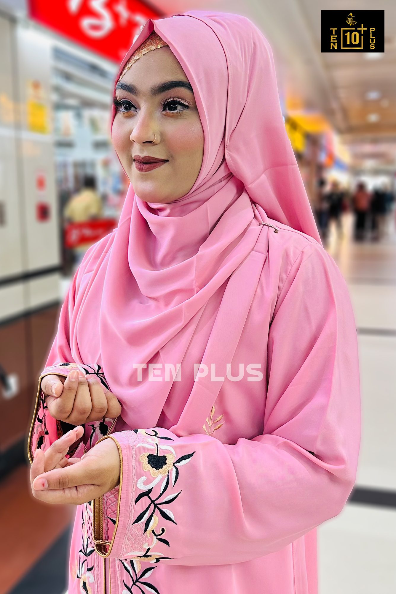 Embroidery Kimonu With Hijab (এমব্রয়ডারি কিমোনু সাথে হিজাব) - Image 8