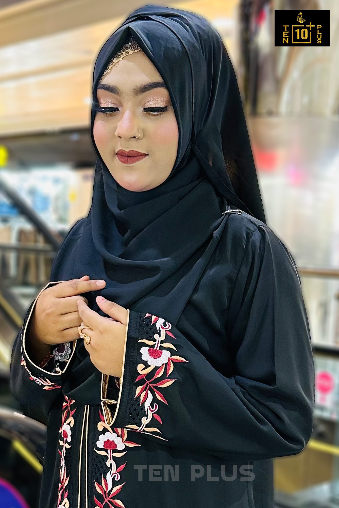 Embroidery Kimonu With Hijab (এমব্রয়ডারি কিমোনু সাথে হিজাব) - Image 6