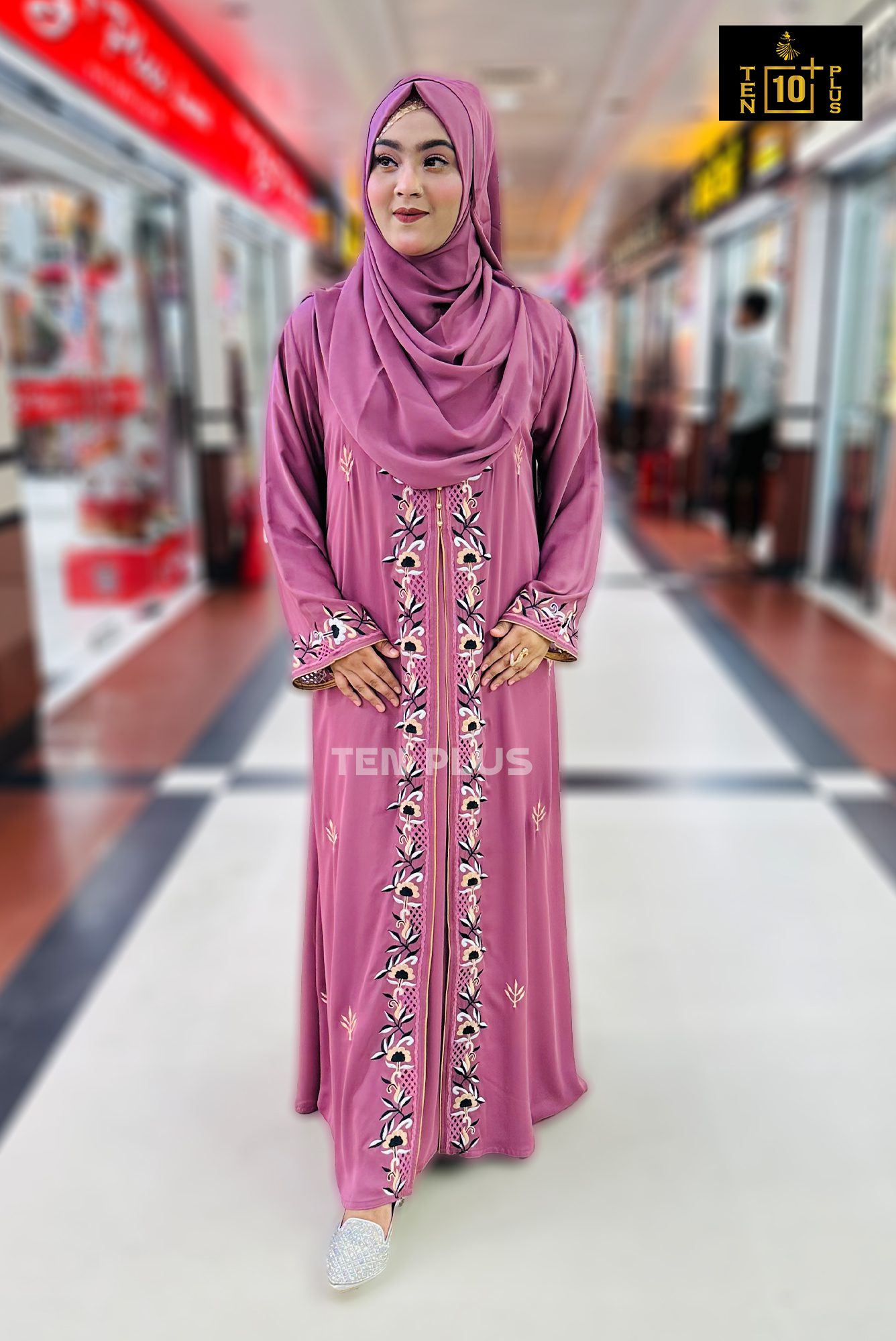 Embroidery Kimonu With Hijab (এমব্রয়ডারি কিমোনু সাথে হিজাব) - Image 5
