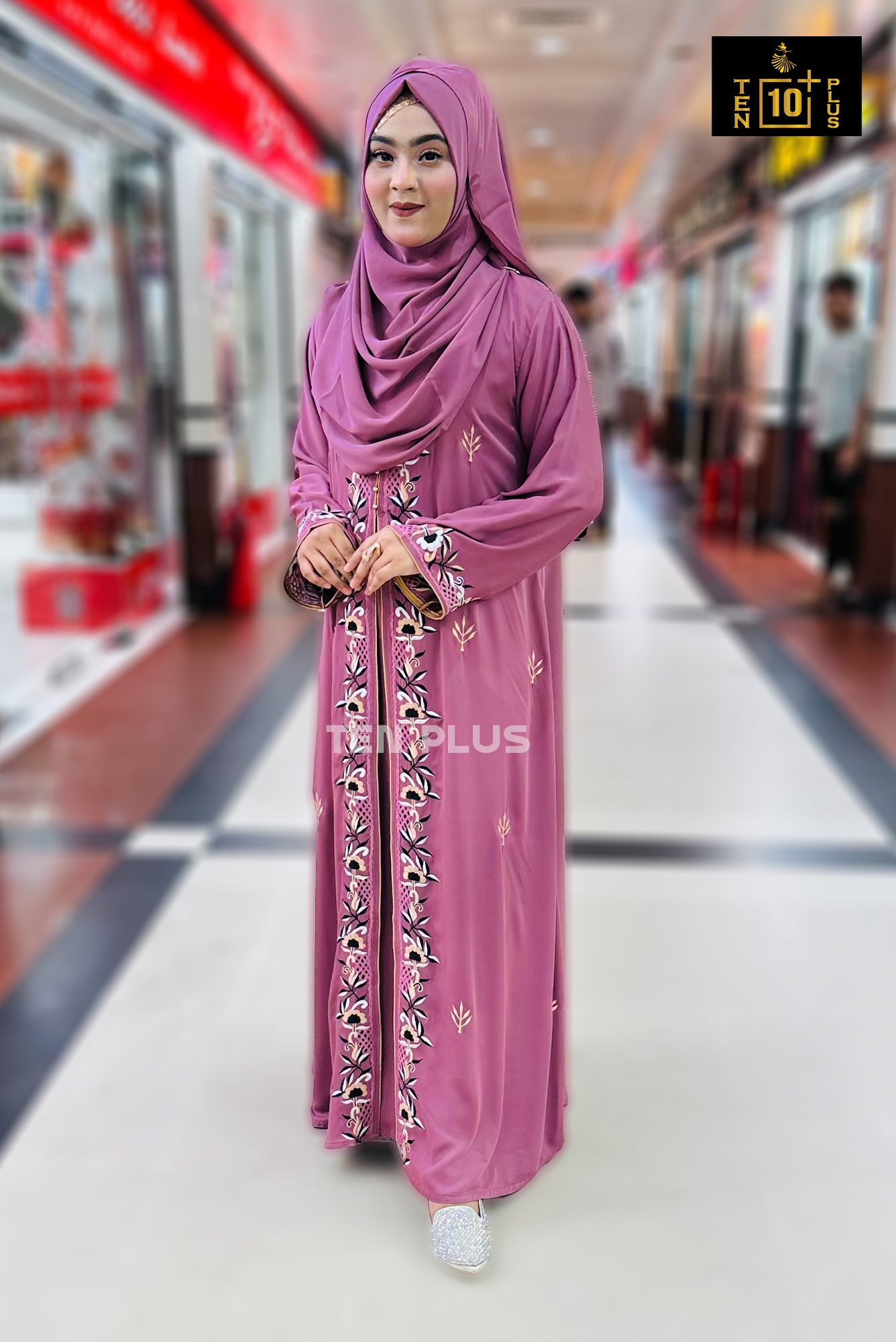 Embroidery Kimonu With Hijab (এমব্রয়ডারি কিমোনু সাথে হিজাব) - Image 4
