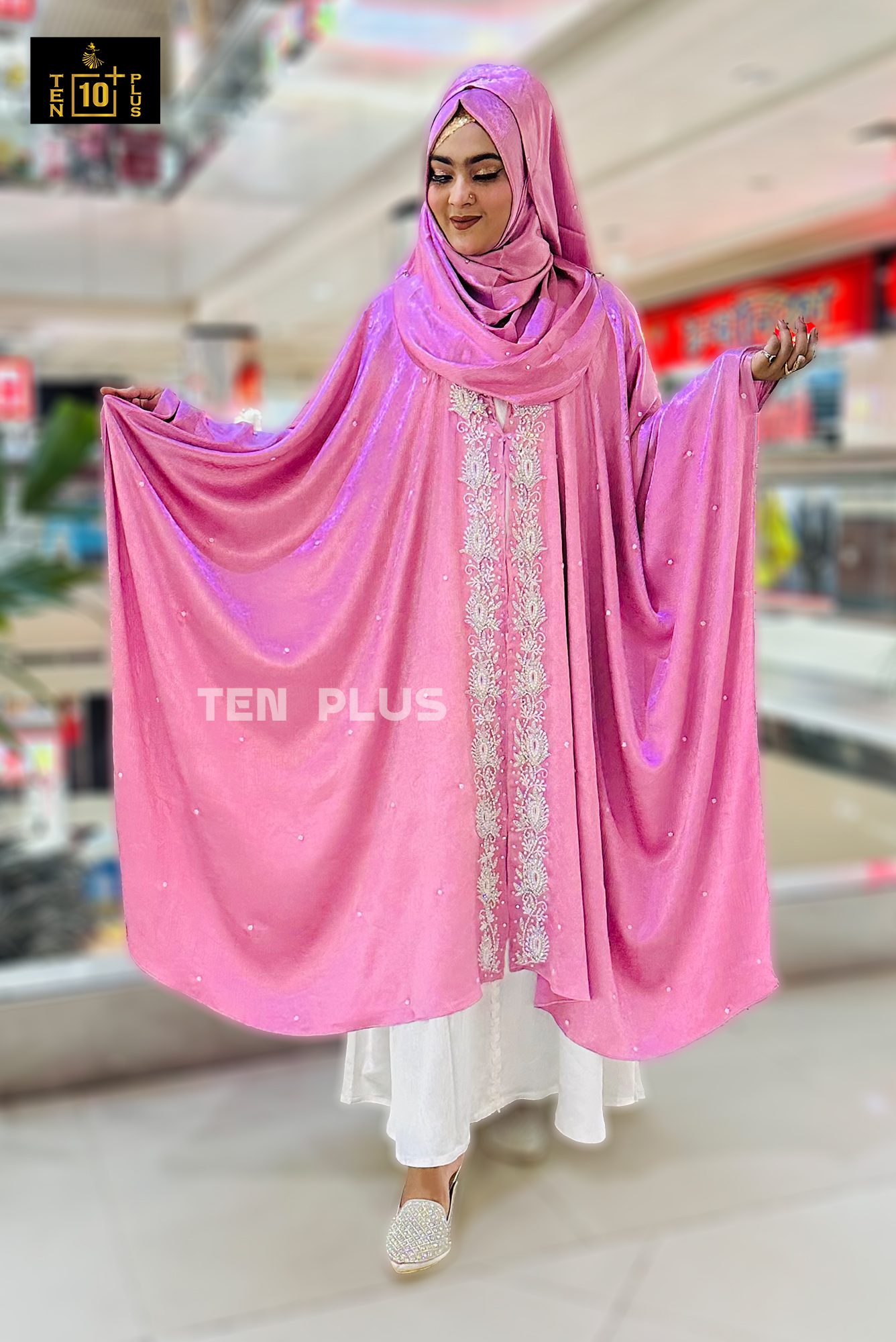 Karchupi Cape With Hijab (কারচুপি ক্যাপ সাথে হিজাব) - Image 2