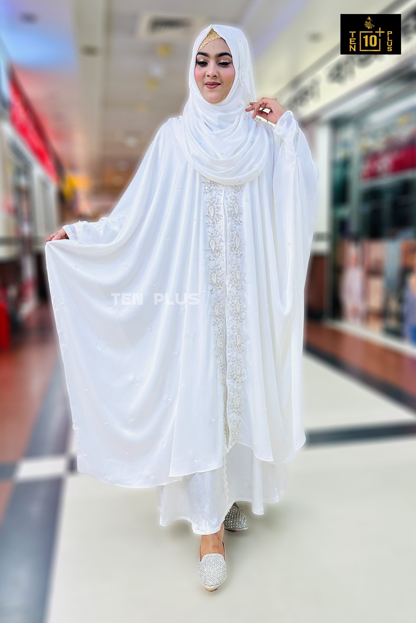 Karchupi Cape With Hijab (কারচুপি ক্যাপ সাথে হিজাব) - Image 11