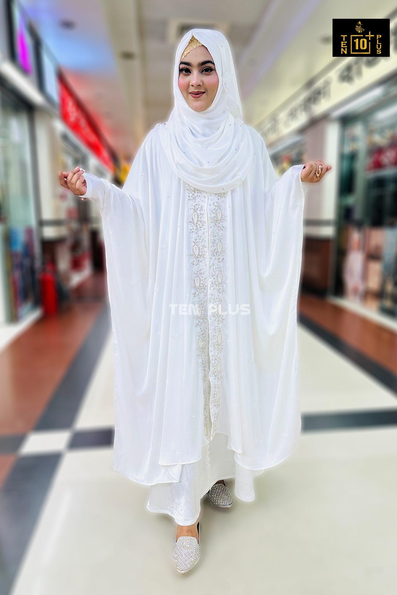 Karchupi Cape With Hijab (কারচুপি ক্যাপ সাথে হিজাব) - Image 10