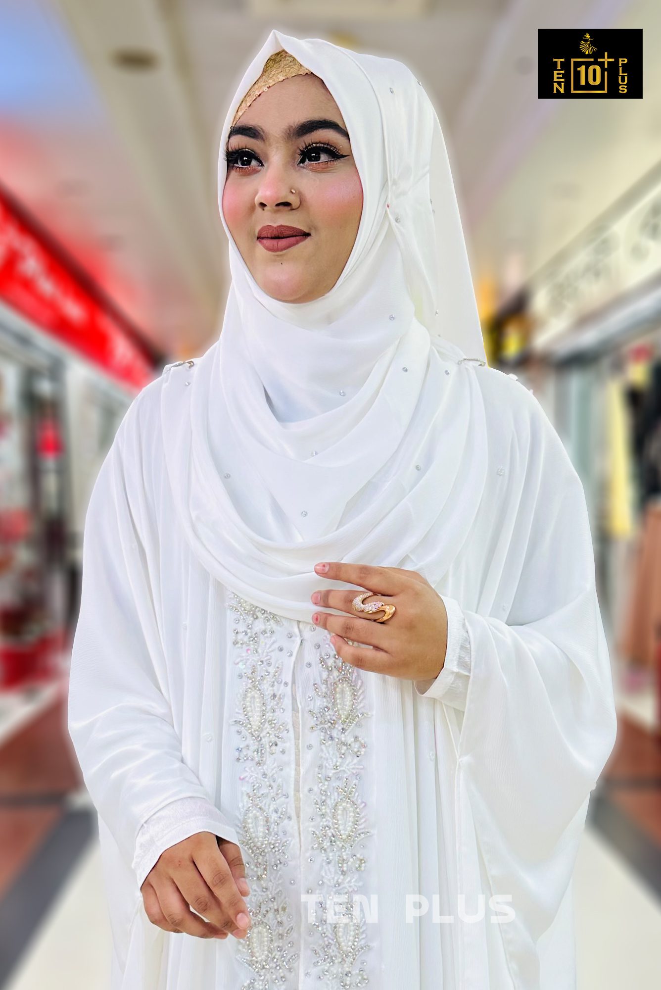 Karchupi Cape With Hijab (কারচুপি ক্যাপ সাথে হিজাব) - Image 9
