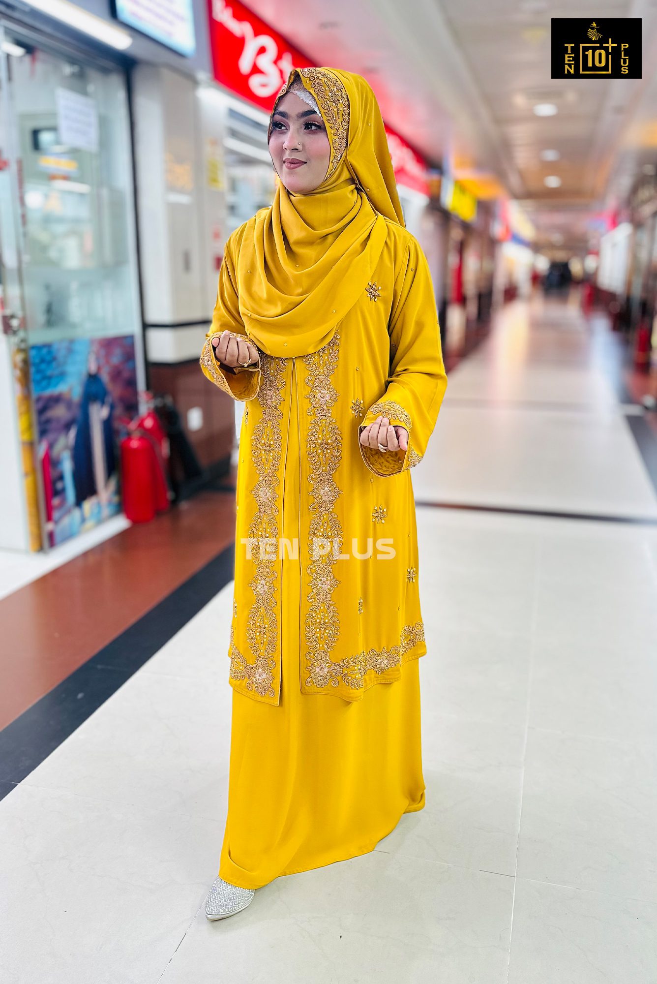 Karchupi Kimonu With Hijab (কারচুপি কিমোনু সাথে হিজাব) - Image 8