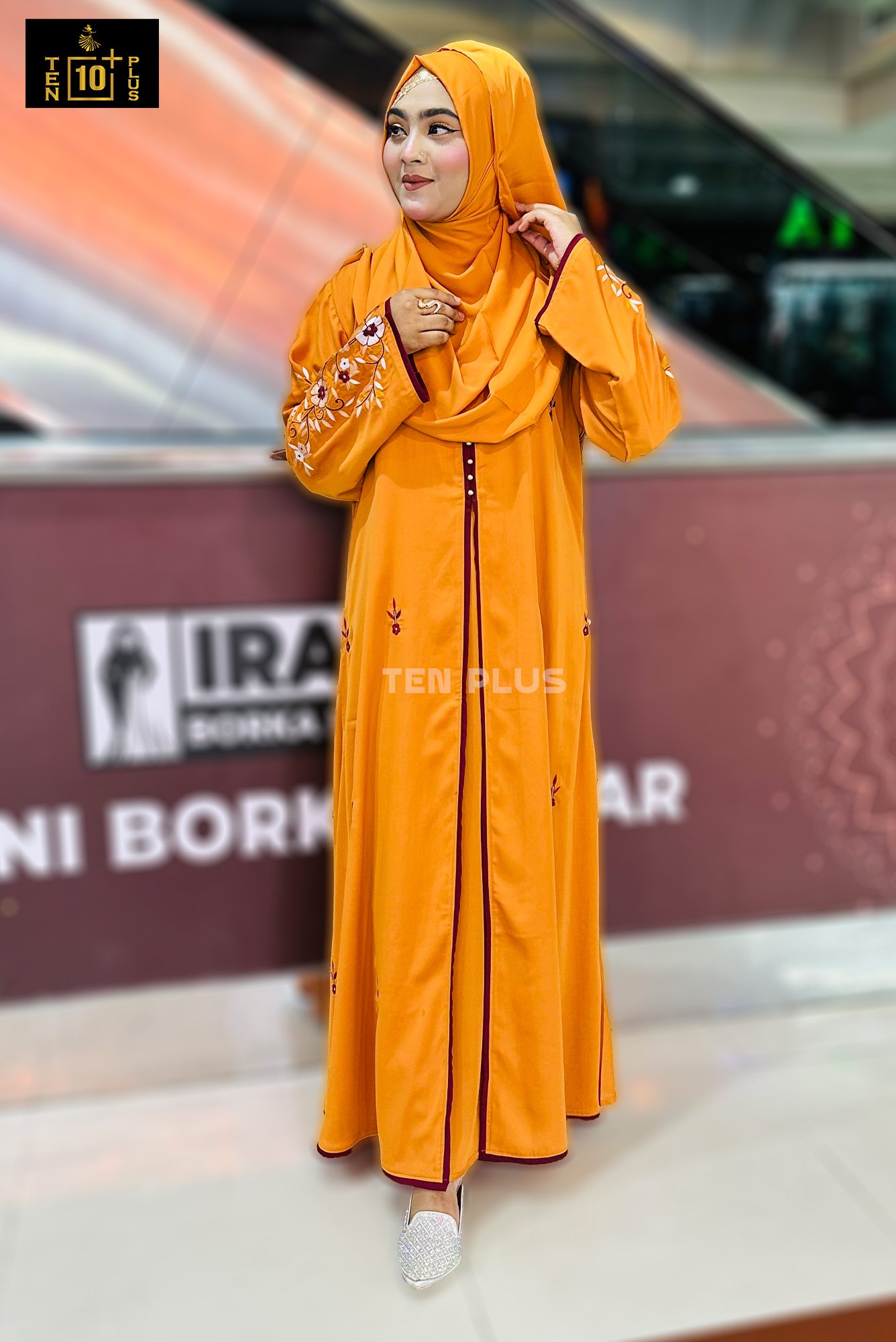 Embroidery Kimonu With Hijab (এম্ব্রয়ডারি কিমোনু সাথে হিজাব) - Image 8