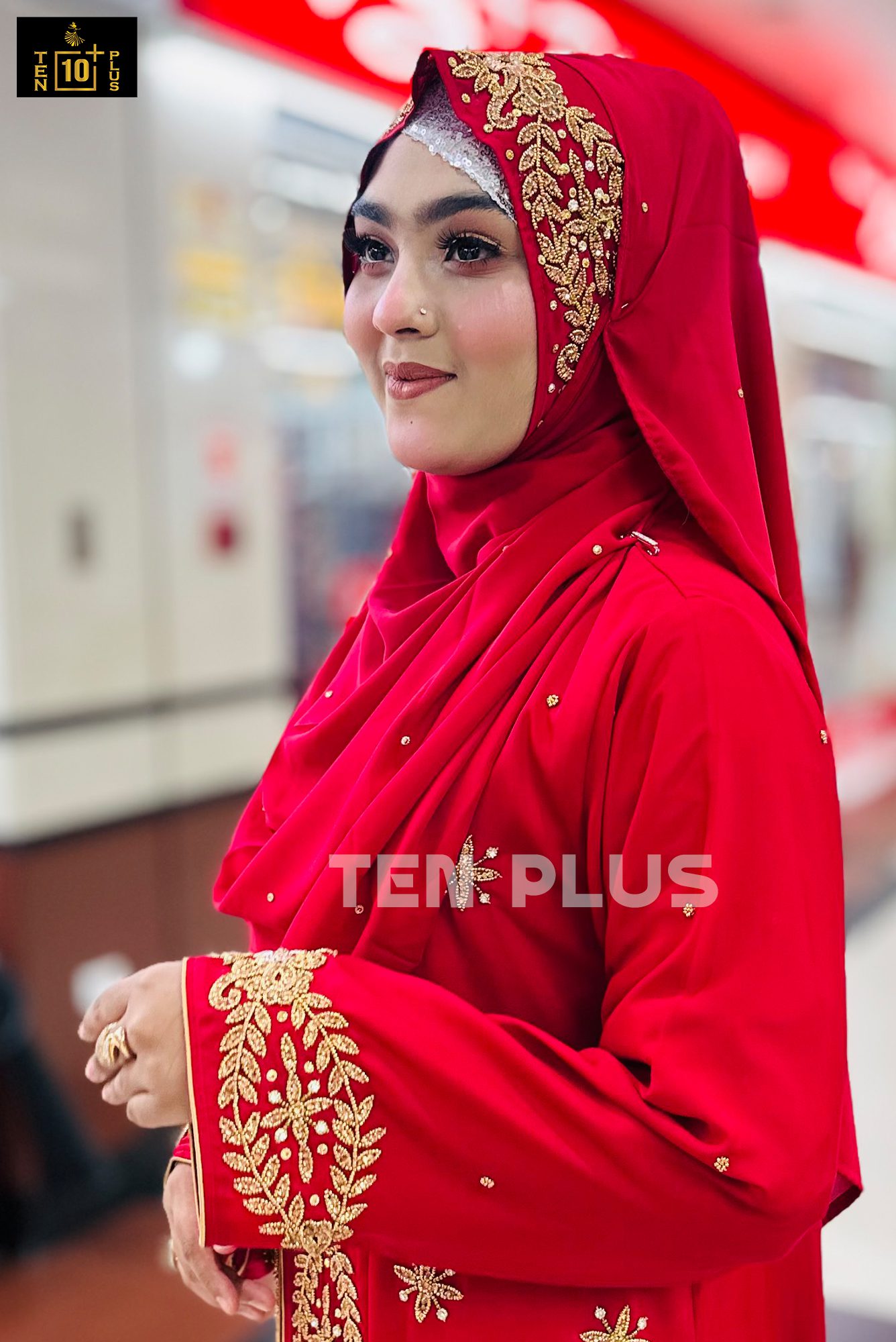 Karchupi Kimonu With Hijab (কারচুপি কিমোনু সাথে হিজাব) - Image 4