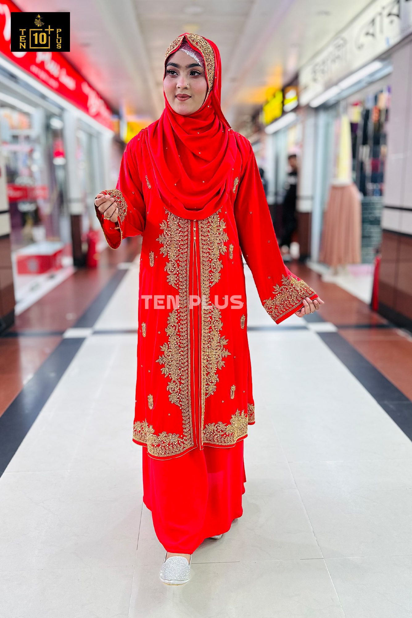 Karchupi Kimonu With Hijab (কারচুপি কিমোনু সাথে হিজাব) - Image 7