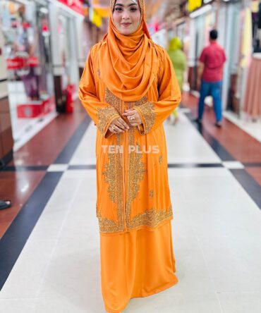 Karchupi Kimonu With Hijab (কারচুপি কিমোনু সাথে হিজাব)