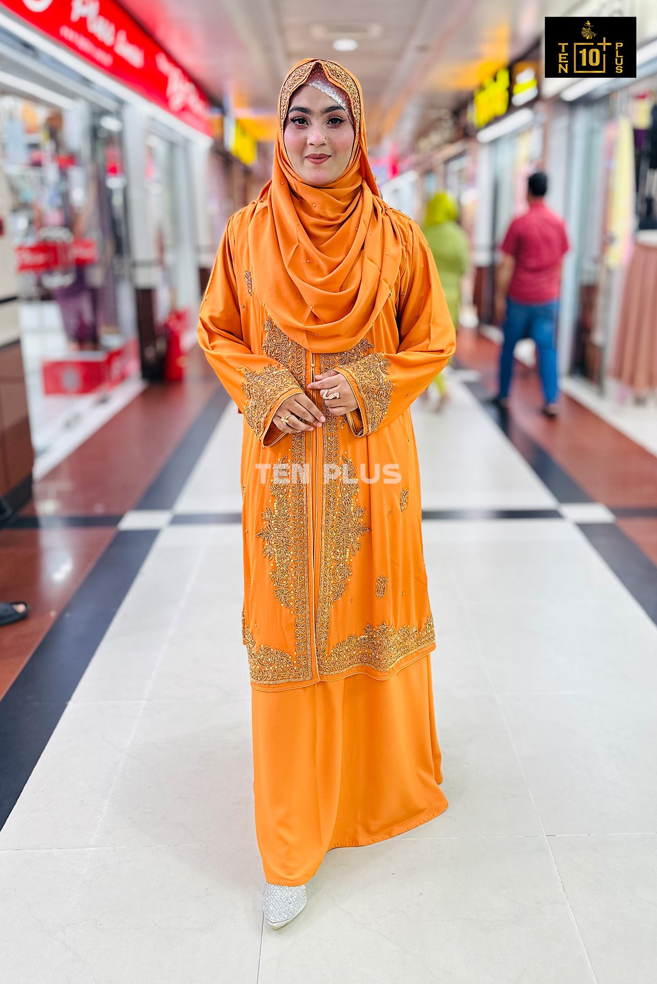 Karchupi Kimonu With Hijab (কারচুপি কিমোনু সাথে হিজাব)