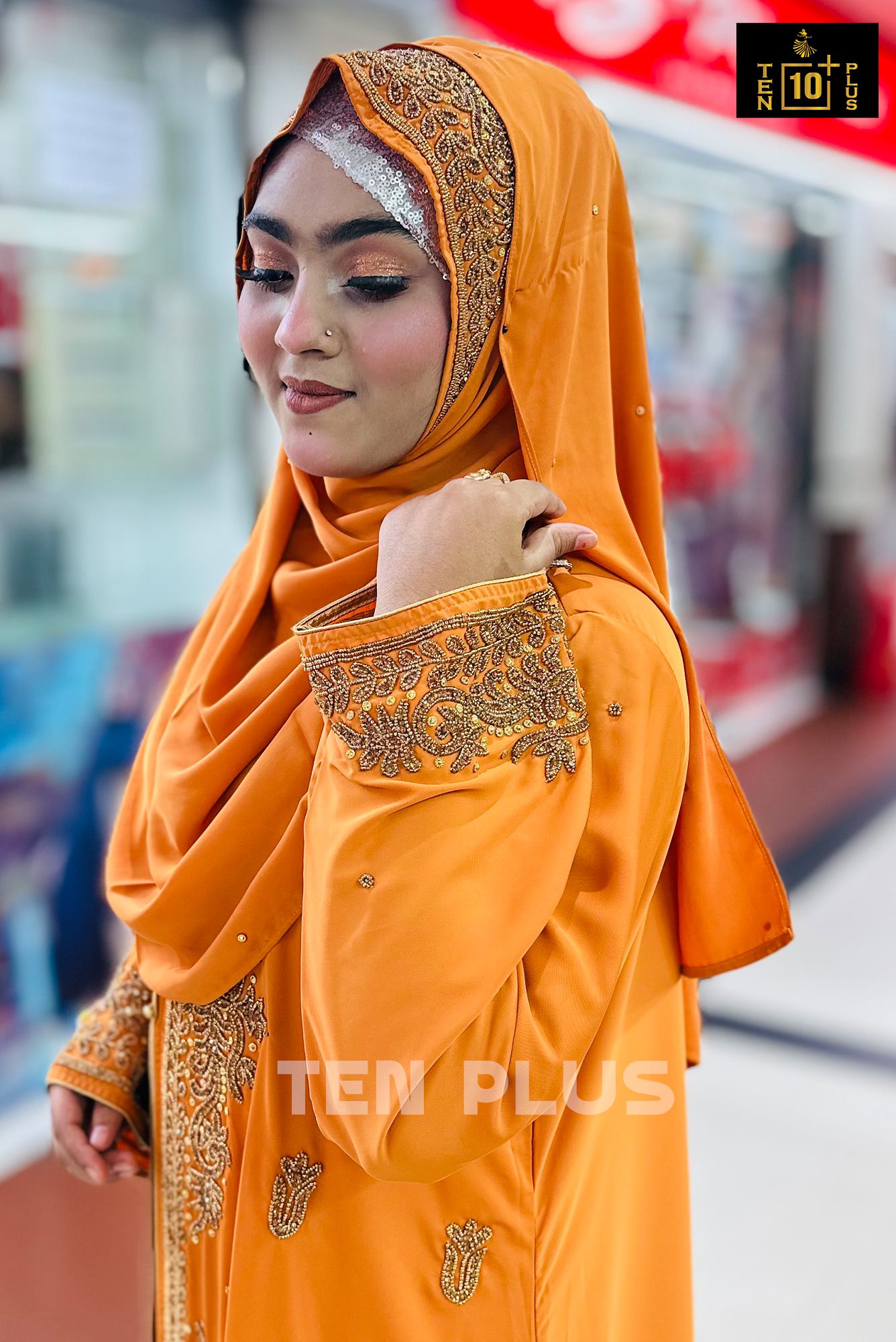 Karchupi Kimonu With Hijab (কারচুপি কিমোনু সাথে হিজাব) - Image 4