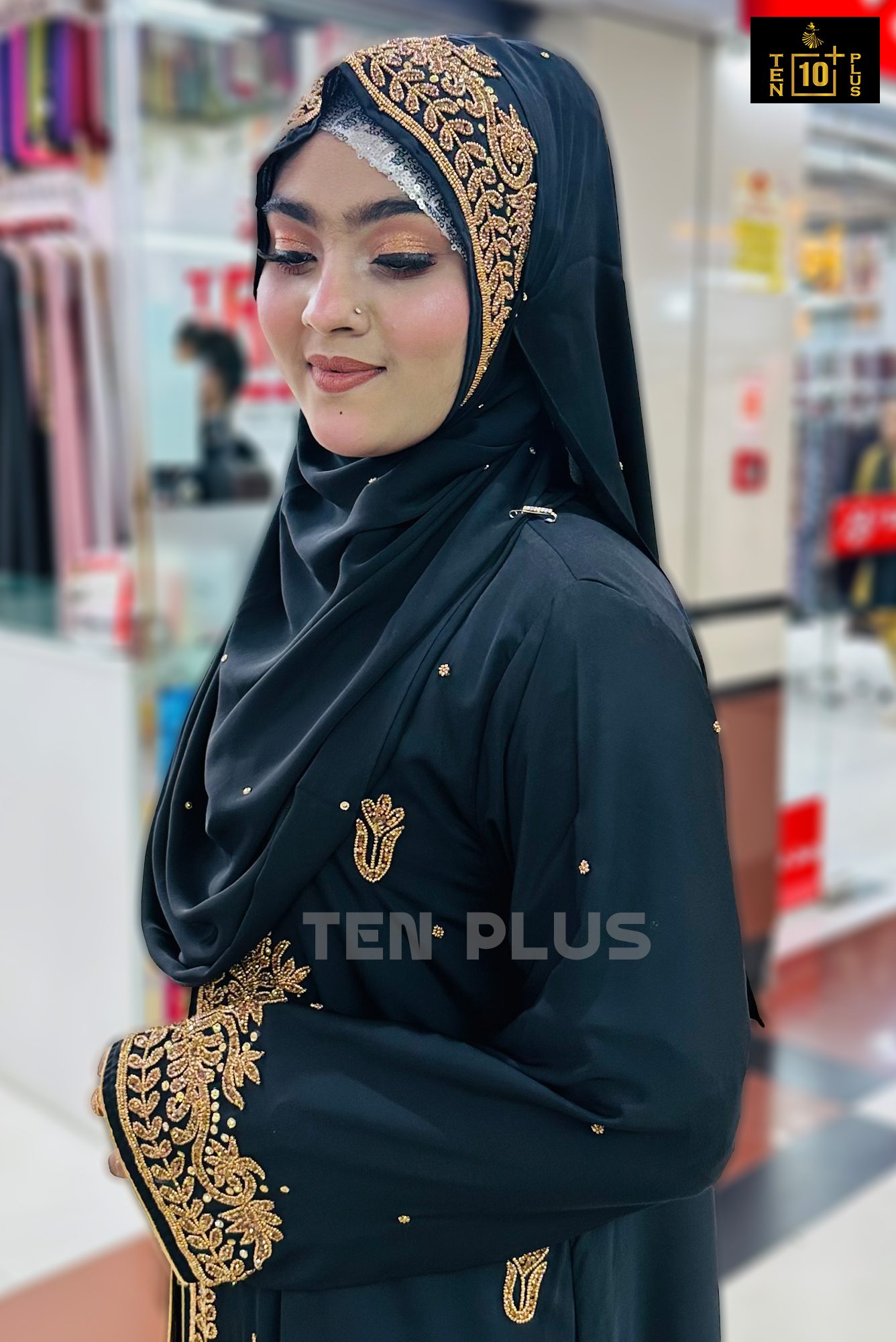 Karchupi Kimonu With Hijab (কারচুপি কিমোনু সাথে হিজাব) - Image 2