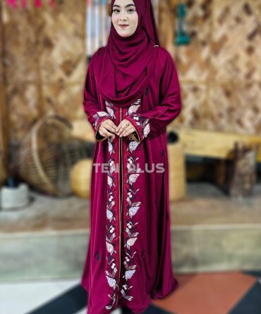 Embroidery Kimonu With Hijab (এমব্রয়ডারি কিমোনু সাথে হিজাব)