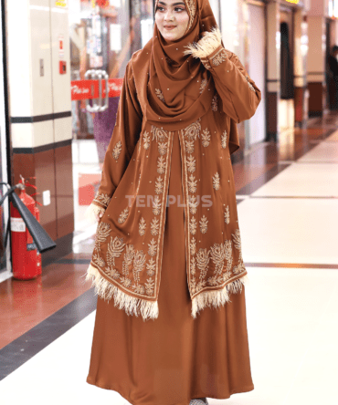 Karchupi Kimonu With Hijab (কারচুপি কিমোনু সাথে হিজাব)