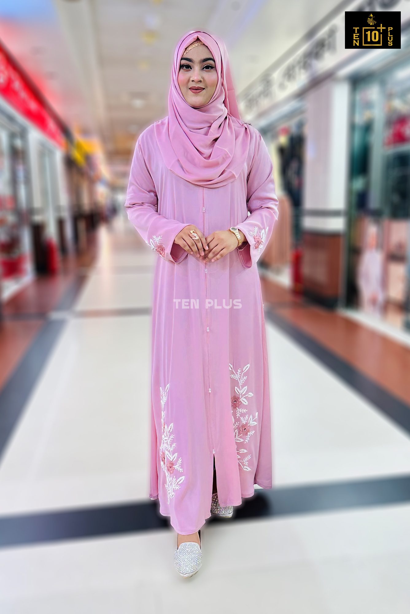 Karchupi Kimonu With Hijab (কারচুপি কিমোনু সাথে হিজাব)