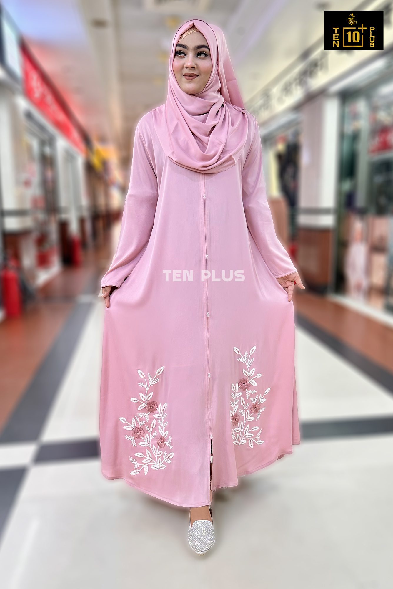 Karchupi Kimonu With Hijab (কারচুপি কিমোনু সাথে হিজাব) - Image 3