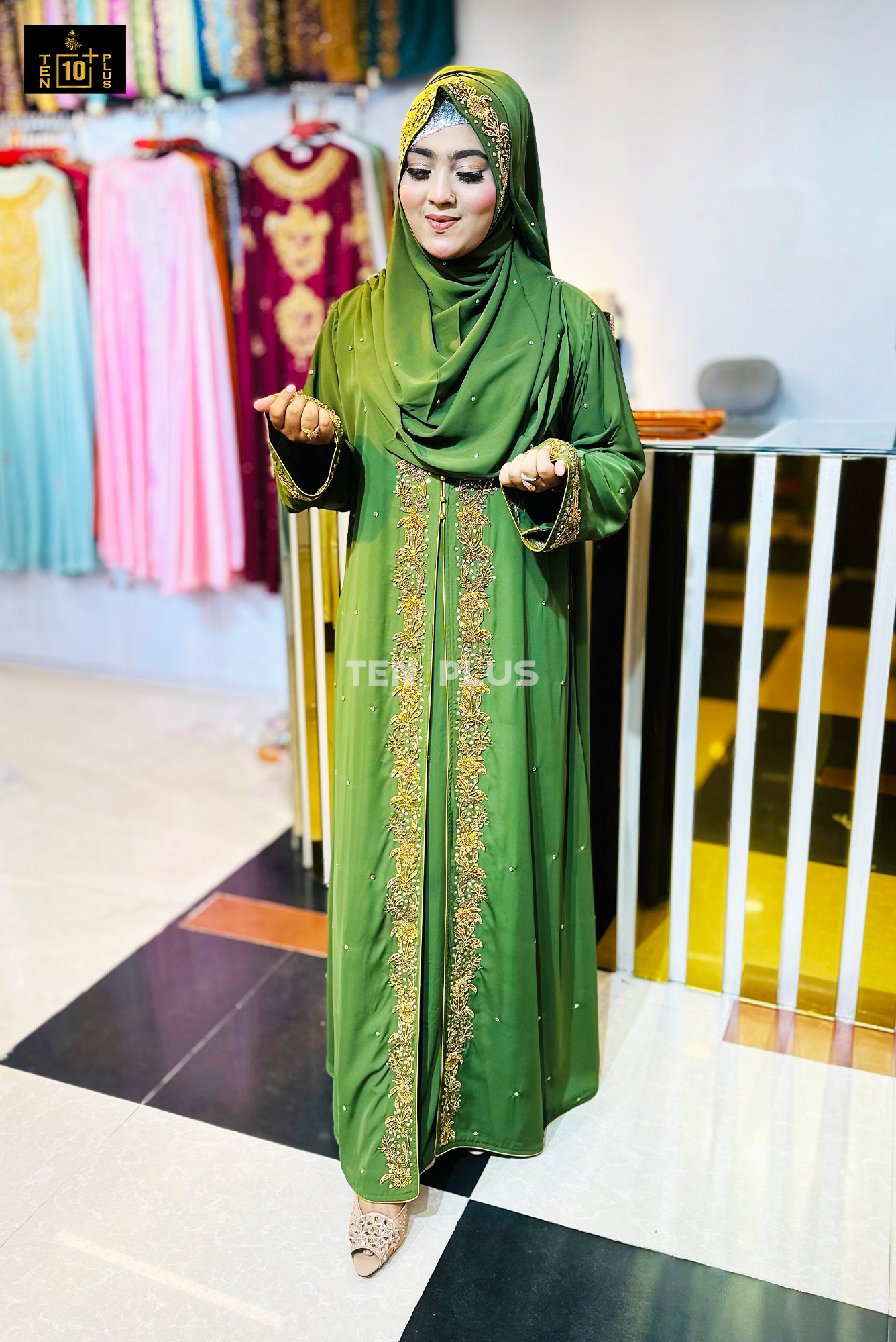 Karchupi Kimonu With Hijab (কারচুপি কিমোনু সাথে হিজাব) - Image 7