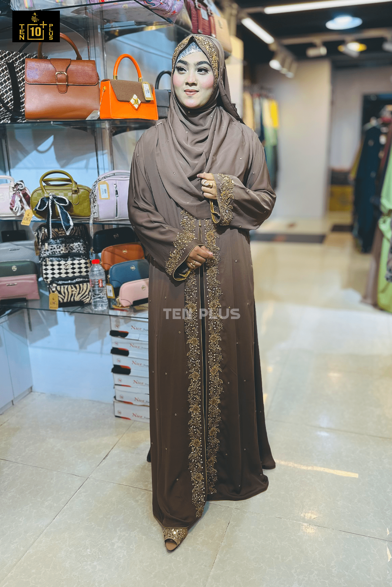 Karchupi Kimonu With Hijab (কারচুপি কিমোনু সাথে হিজাব) - Image 8