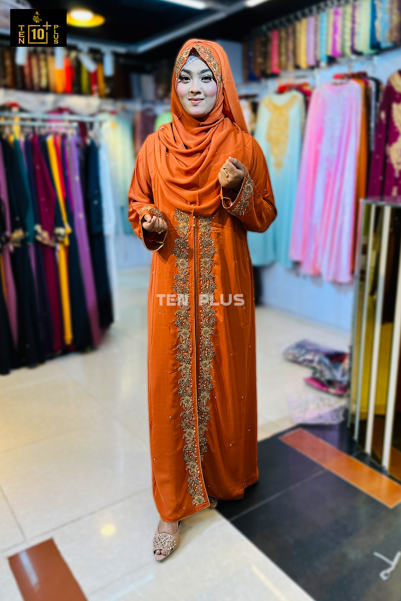 Karchupi Kimonu With Hijab (কারচুপি কিমোনু সাথে হিজাব) - Image 4