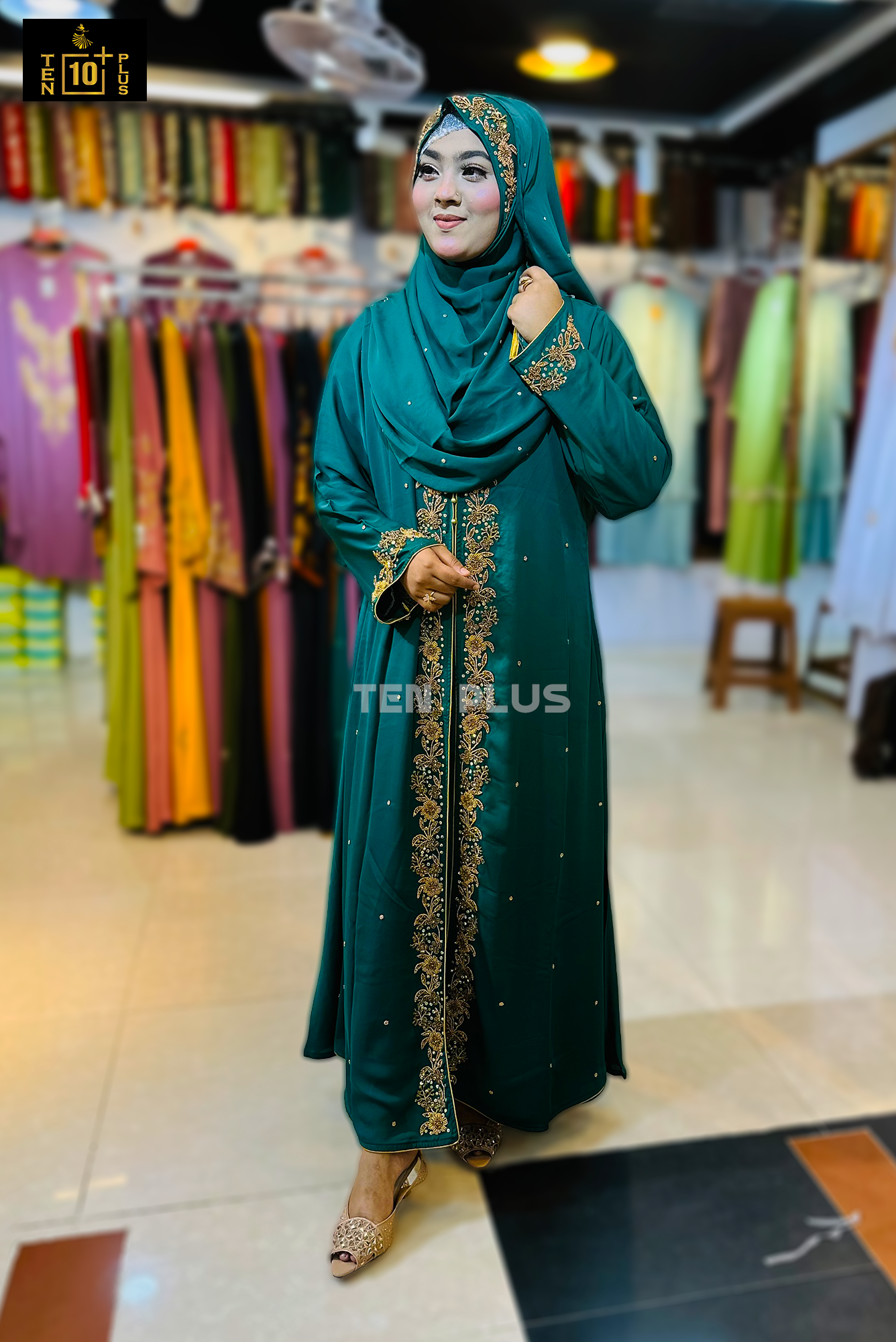 Karchupi Kimonu With Hijab (কারচুপি কিমোনু সাথে হিজাব) - Image 6