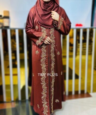 Karchupi Kimonu With Hijab (কারচুপি কিমোনু সাথে হিজাব)